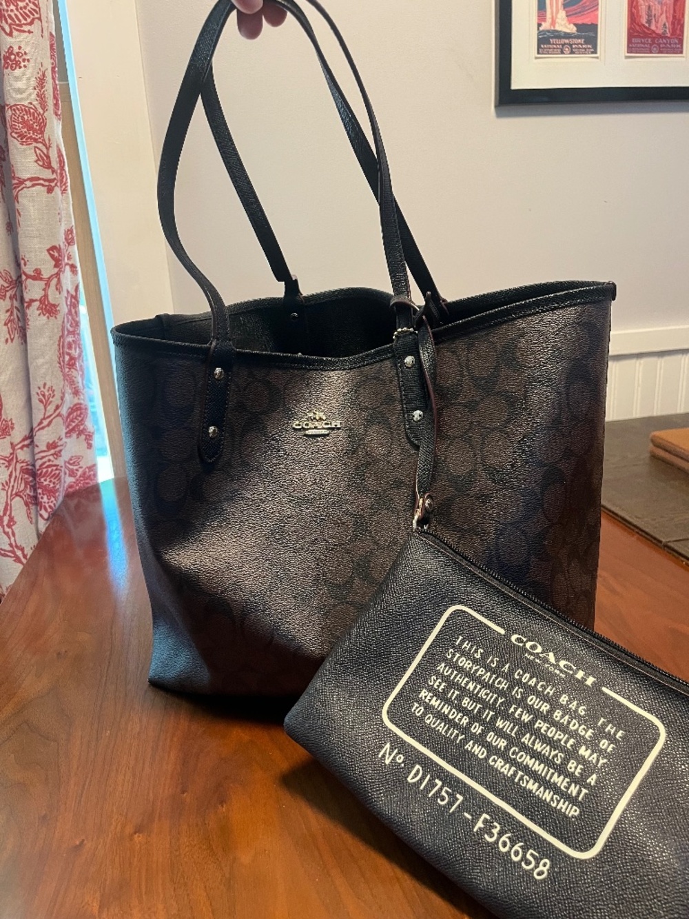 Coach City Tote Bag in Signature Canvas